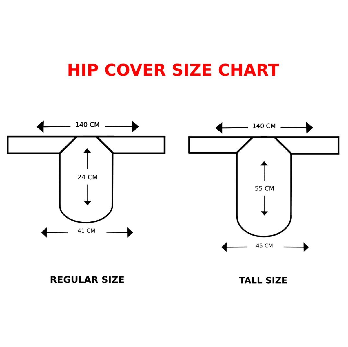 Pink Hip Cover With Sleeves - Sporty Pro