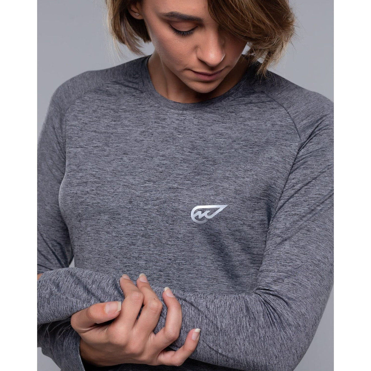 Basic Long Sleeve in Grey - Sporty Pro