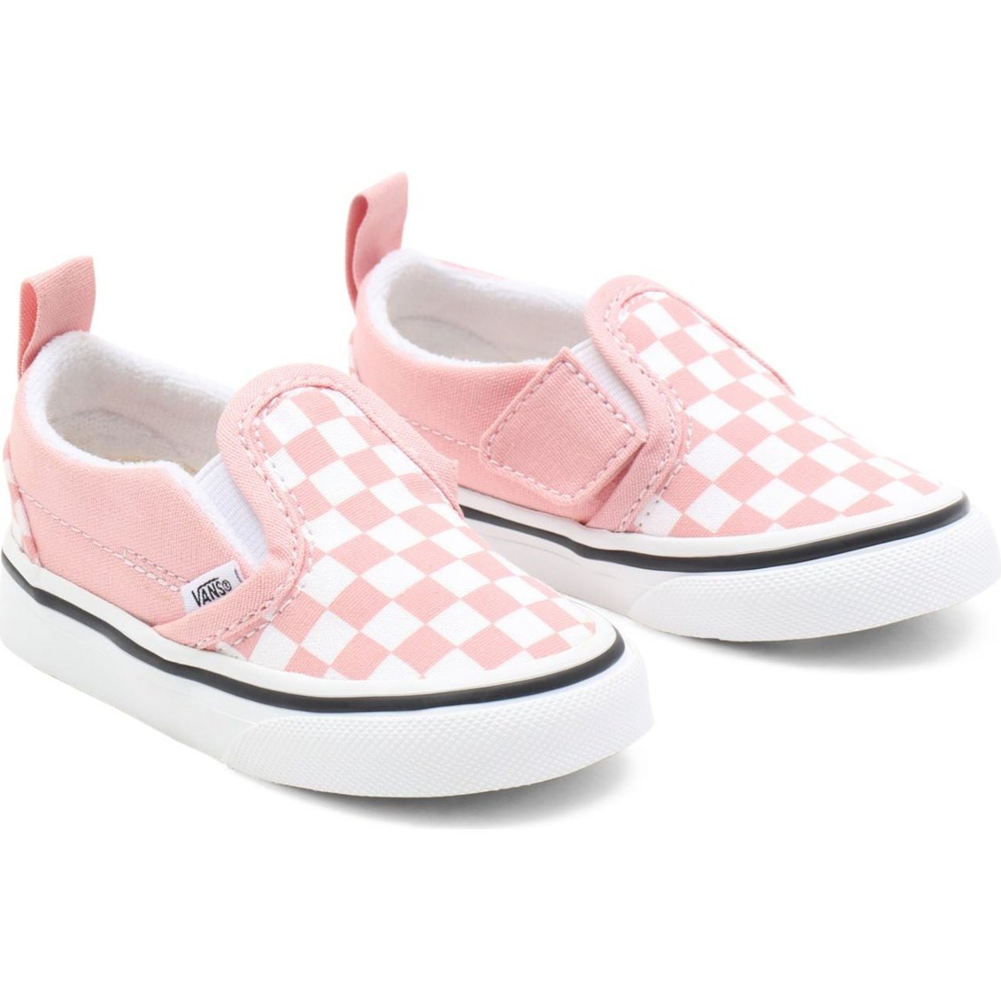 Toddler Checkerboard Slip-On Velcro Shoes (1-4 years)