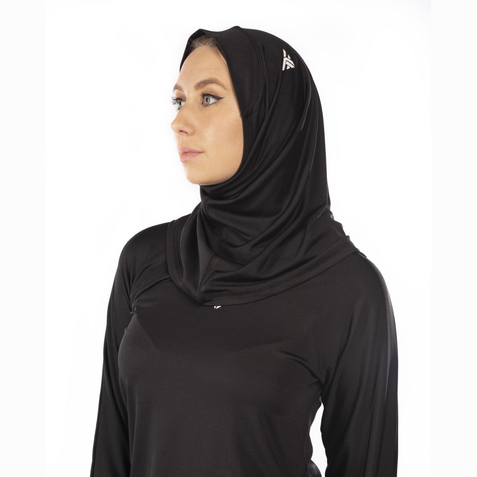 Sports Hijab In Black - Sporty Pro