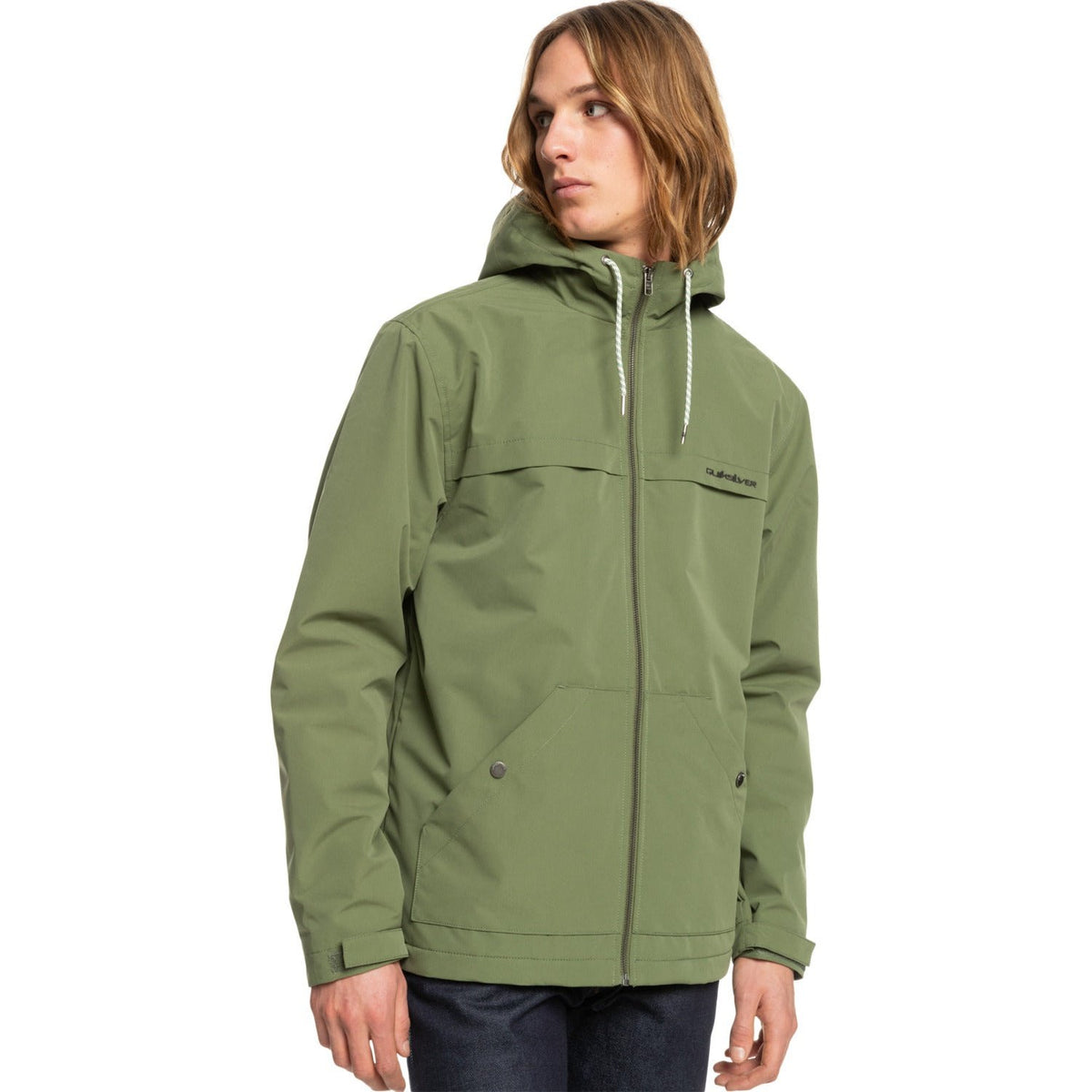 Waiting Period Water Resistant Parka Jacket Men QUIKSILVER