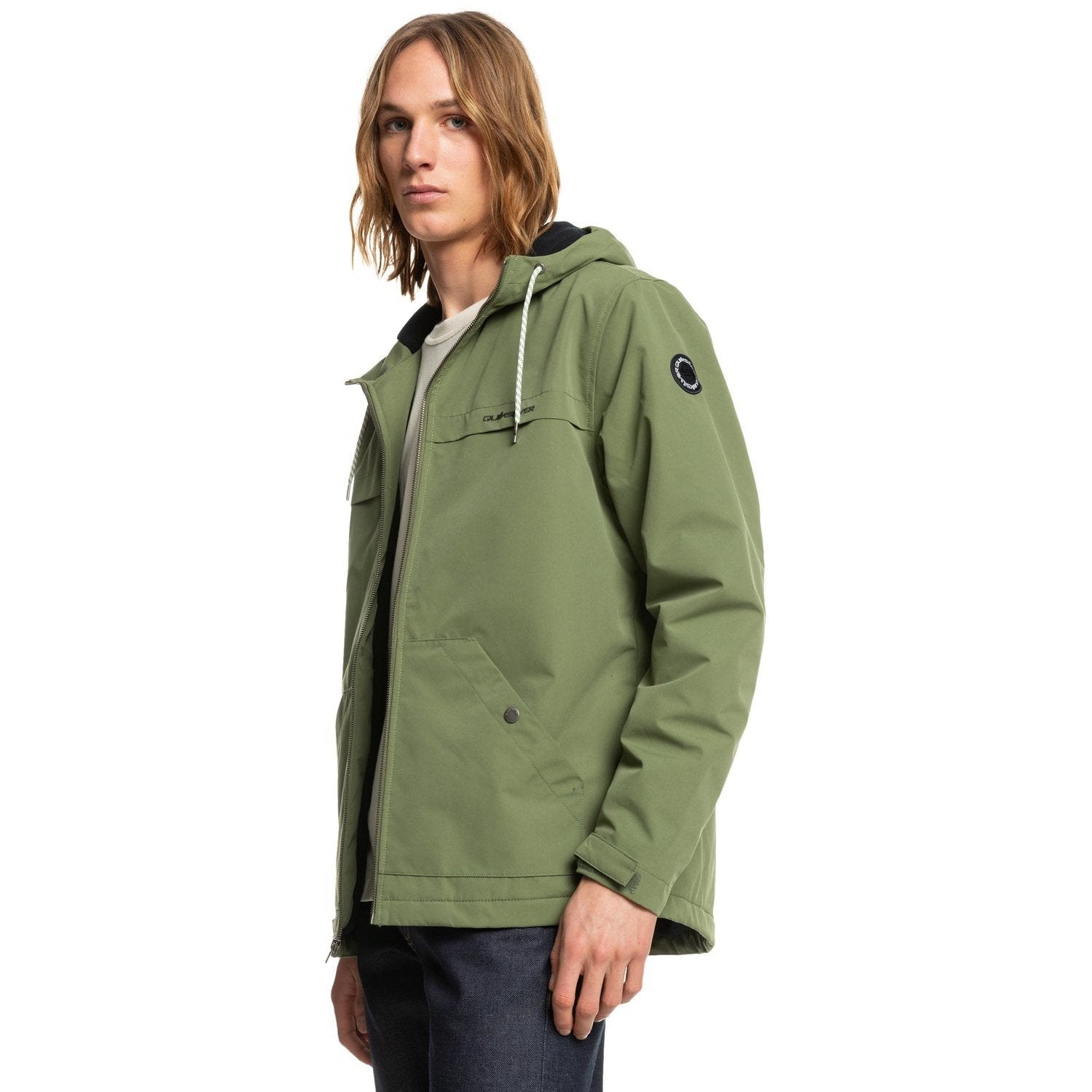 Waiting Period Water Resistant Parka Jacket Men QUIKSILVER