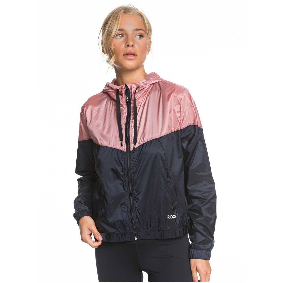 Take It This - Hooded Cropped Windbreaker for Women