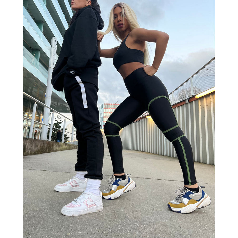 Set - Activ Leggings (Khaki) x The Rio Top - Sporty Pro