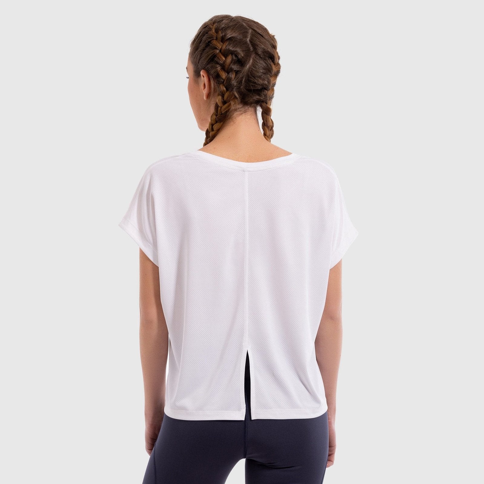 Unravel Tie Back Top in White