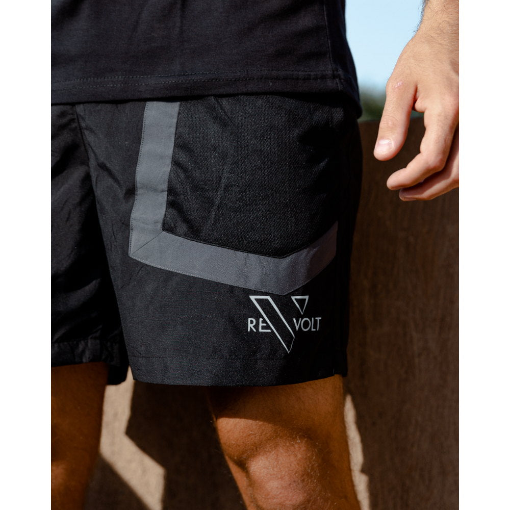 Noir Mesh Shorts - Sporty Pro