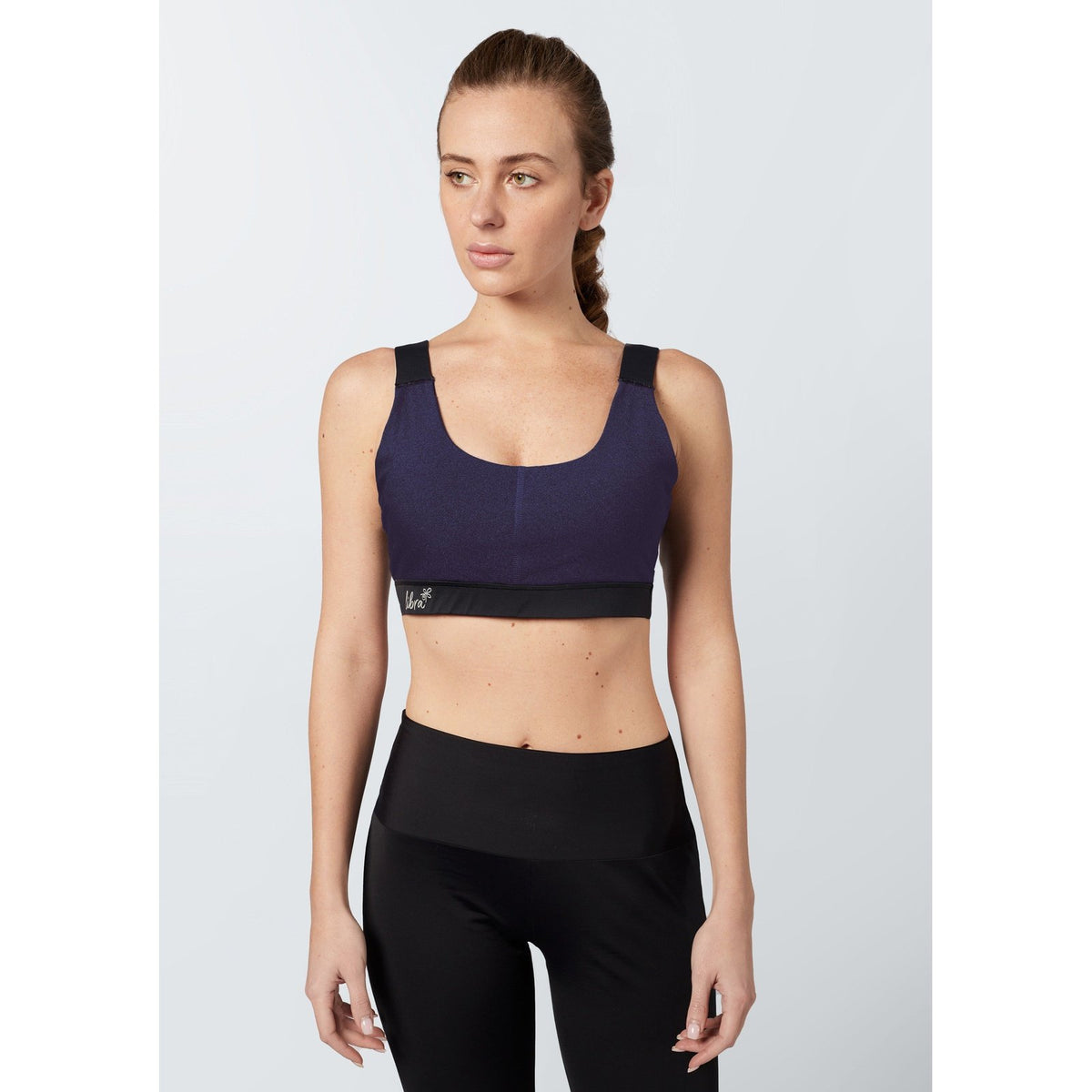 Heather Sports Bra - Vintage Violet - Sporty Pro