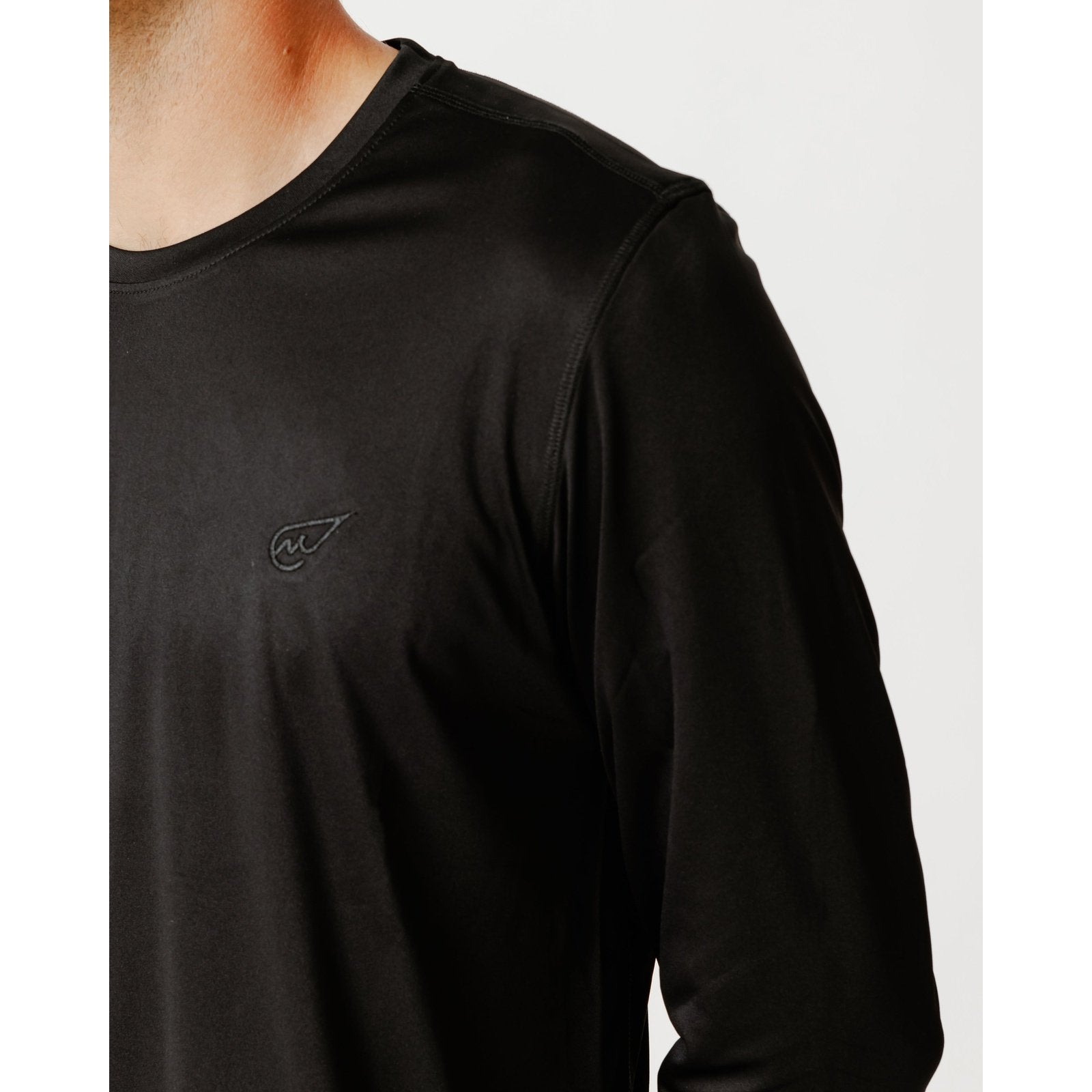 Embroidered long-sleeve T-shirt